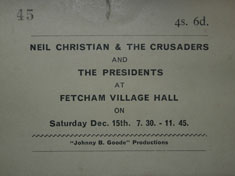 Fetcham concert ticket